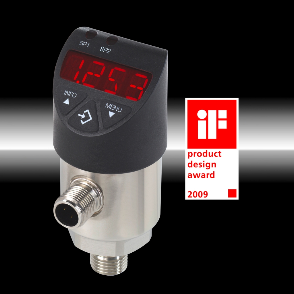 Design award for electronic pressure switches